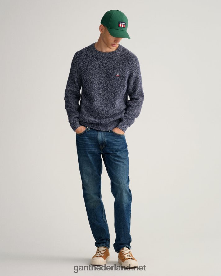 GANT Heren Bos Groen retro schild twill pet R48460477