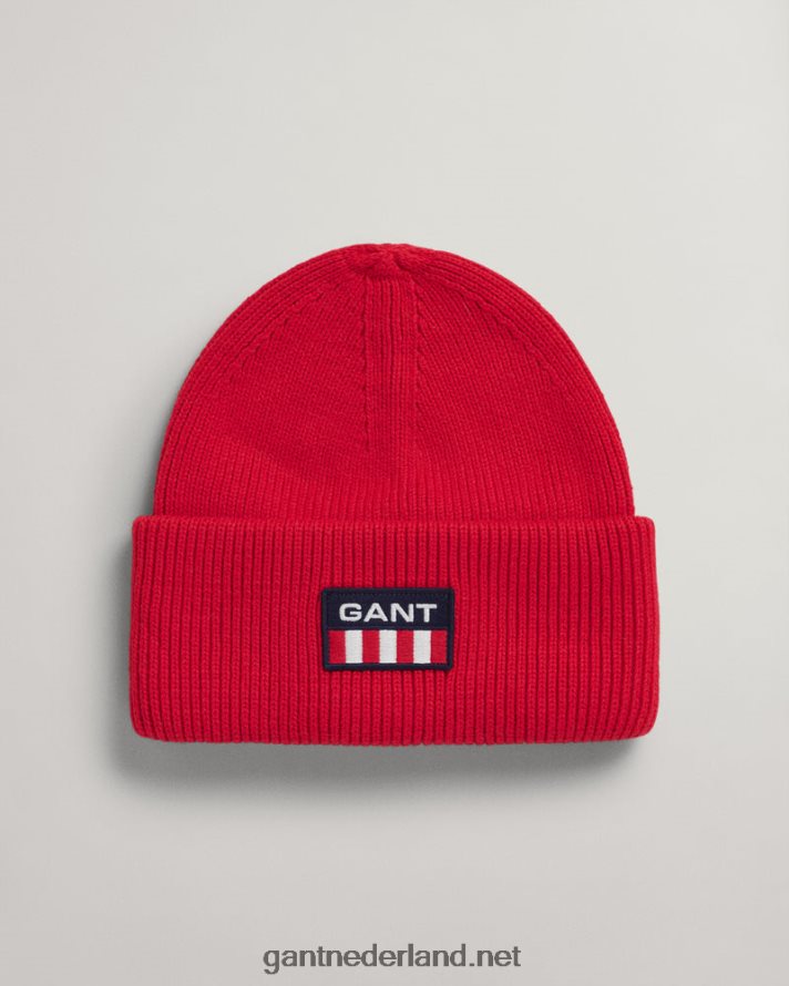 GANT Heren Robijn rood retro schild muts R48460488