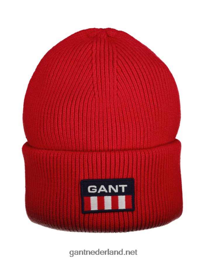 GANT Heren Robijn rood retro schild muts R48460488