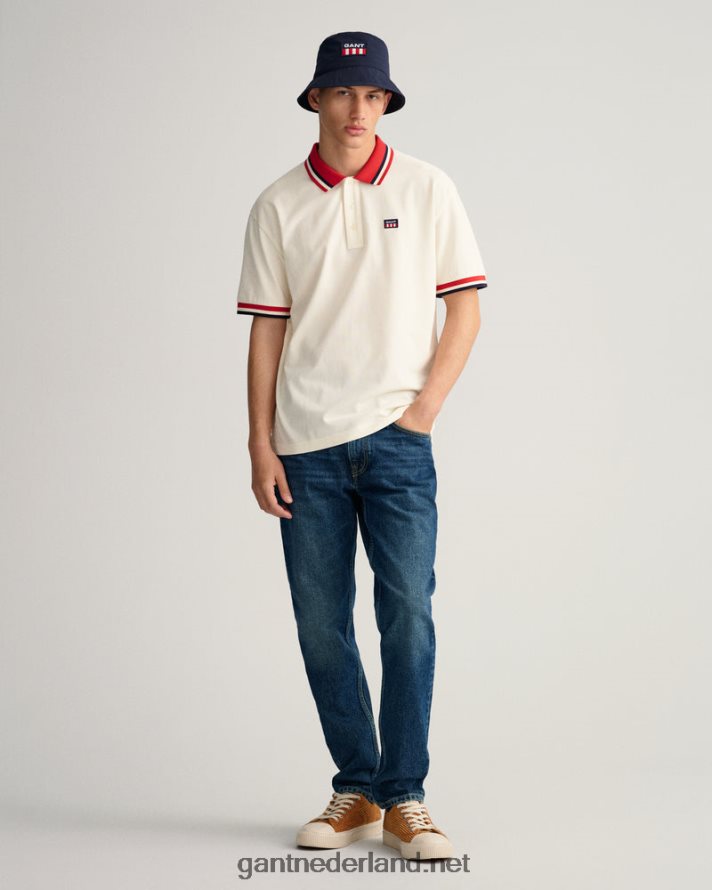 GANT Heren avond blauw polyester emmer hoed R48460476