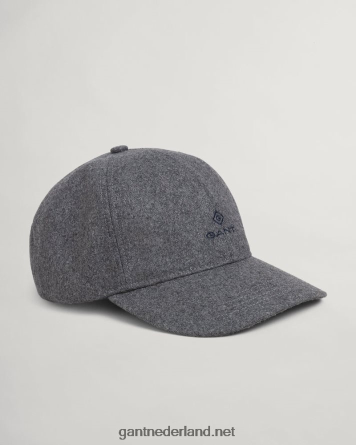 GANT Heren steen gemêleerd melton dop R48460503