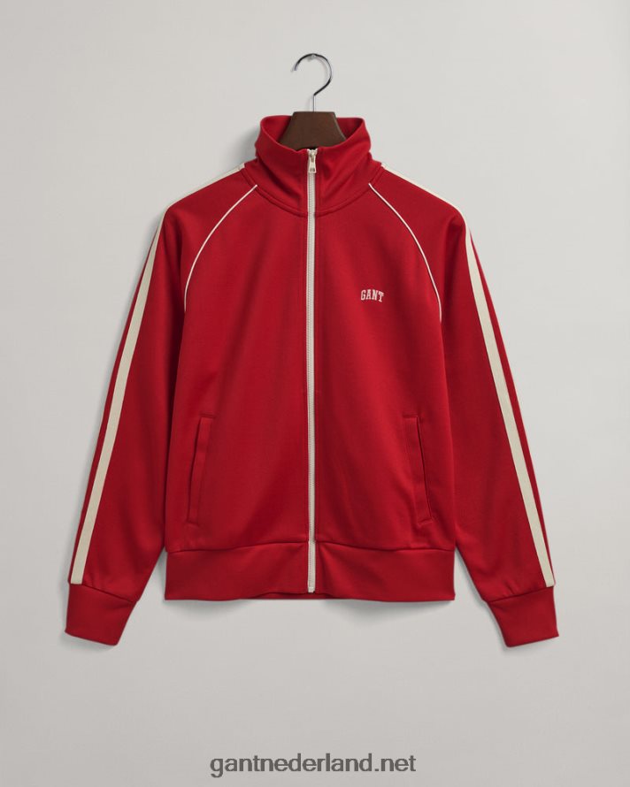 GANT Heren Robijn rood vct trainingsjack R48460373