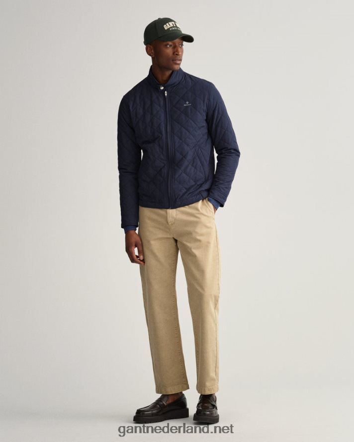 GANT Heren avond blauw gewatteerde windjack R48460372