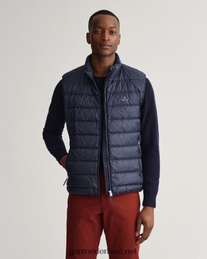 GANT Heren avond blauw lichte bodywarmer R48460385