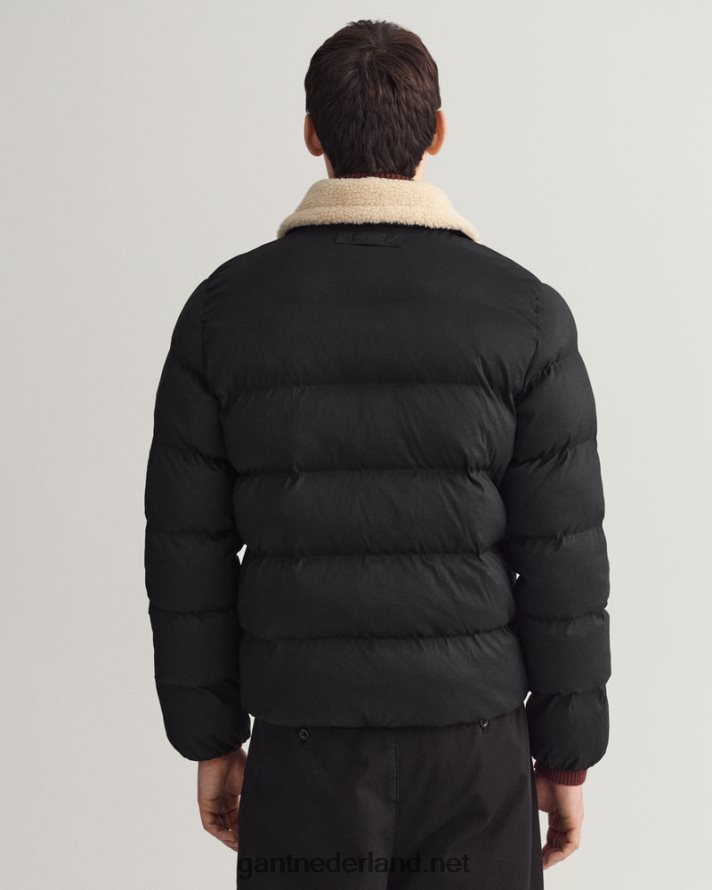 GANT Heren ebbenhout zwart vlucht puffer jack R48460371