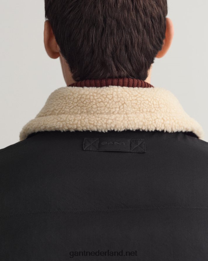 GANT Heren ebbenhout zwart vlucht puffer jack R48460371