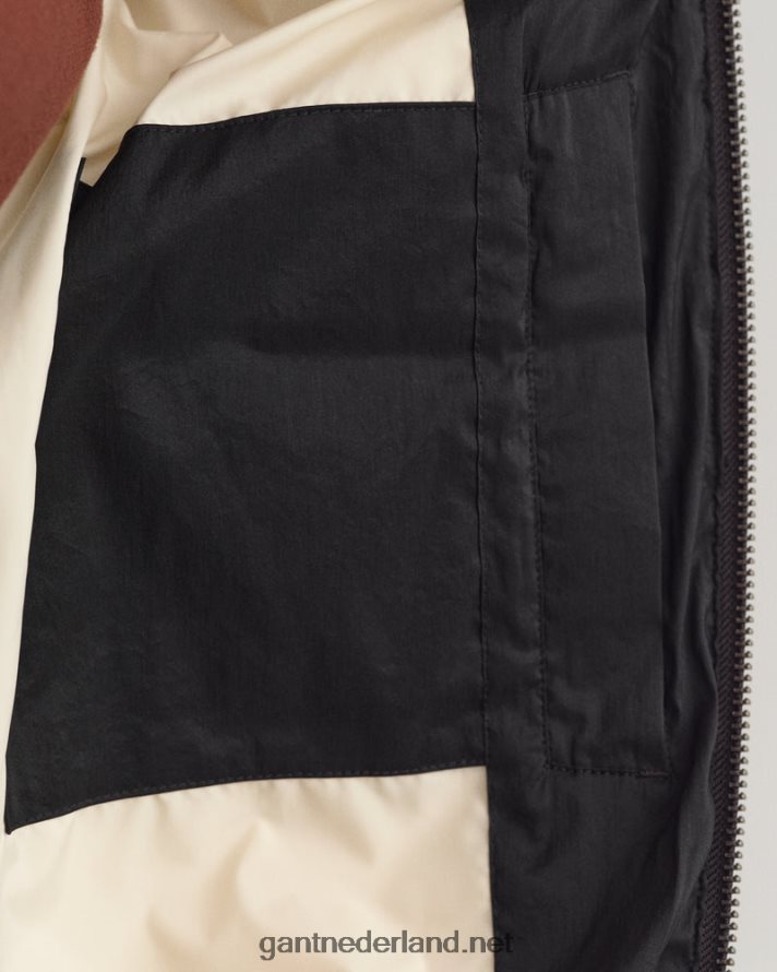 GANT Heren ebbenhout zwart vlucht puffer jack R48460371