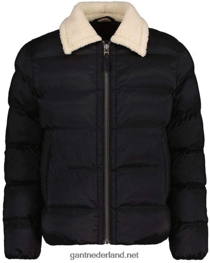 GANT Heren ebbenhout zwart vlucht puffer jack R48460371