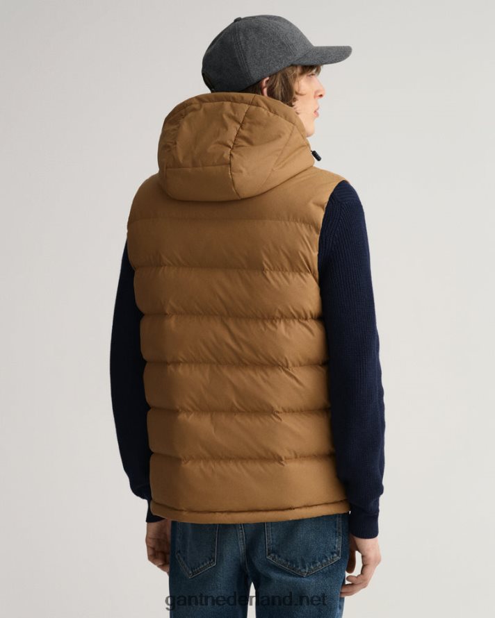GANT Heren geroosterde walnoot actief wolkenvest R48460395