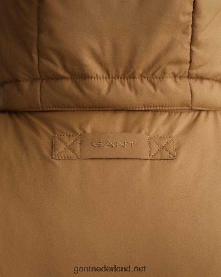 GANT Heren geroosterde walnoot actief wolkenvest R48460395