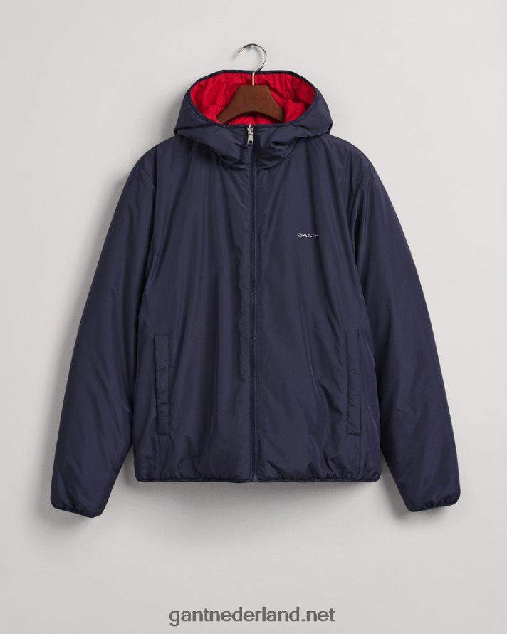 GANT Heren marinier omkeerbaar jack met capuchon R48460382