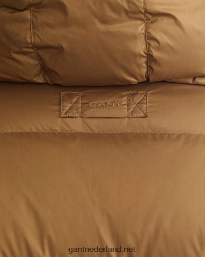 GANT Heren toffee-beige glanzend pufferjack R48460375