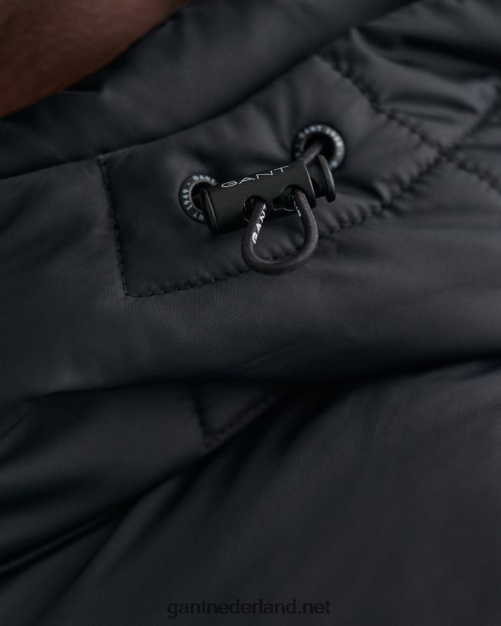 GANT Heren zwart actief wolkenvest R48460389