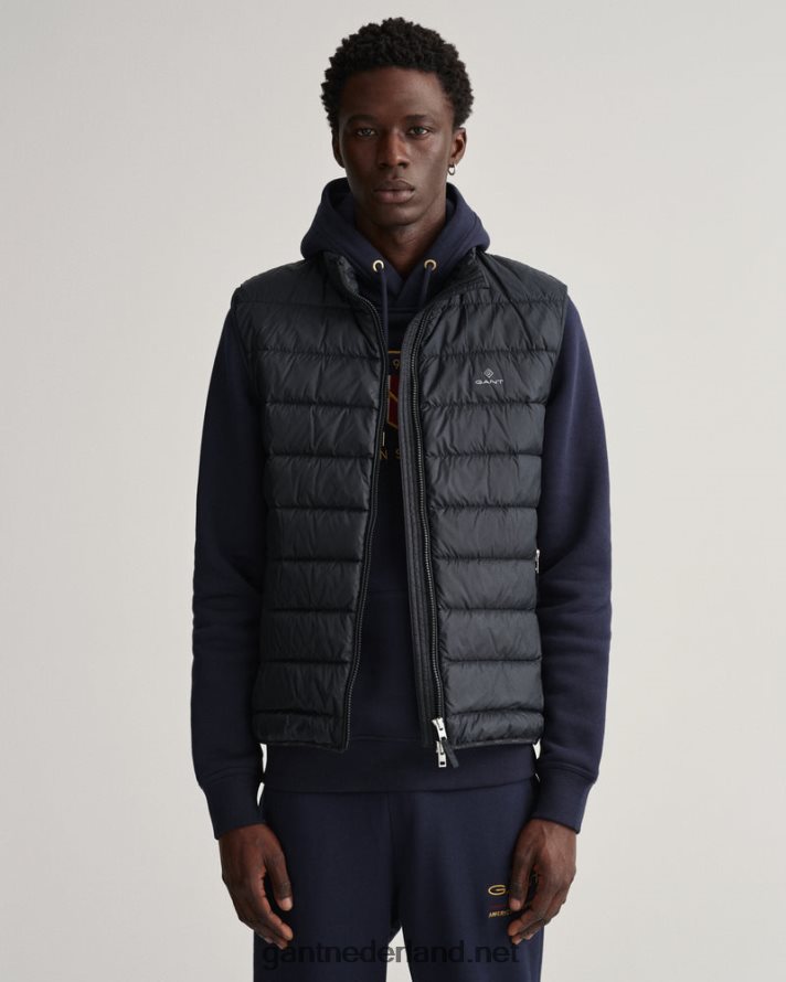 GANT Heren zwart lichte bodywarmer R48460386