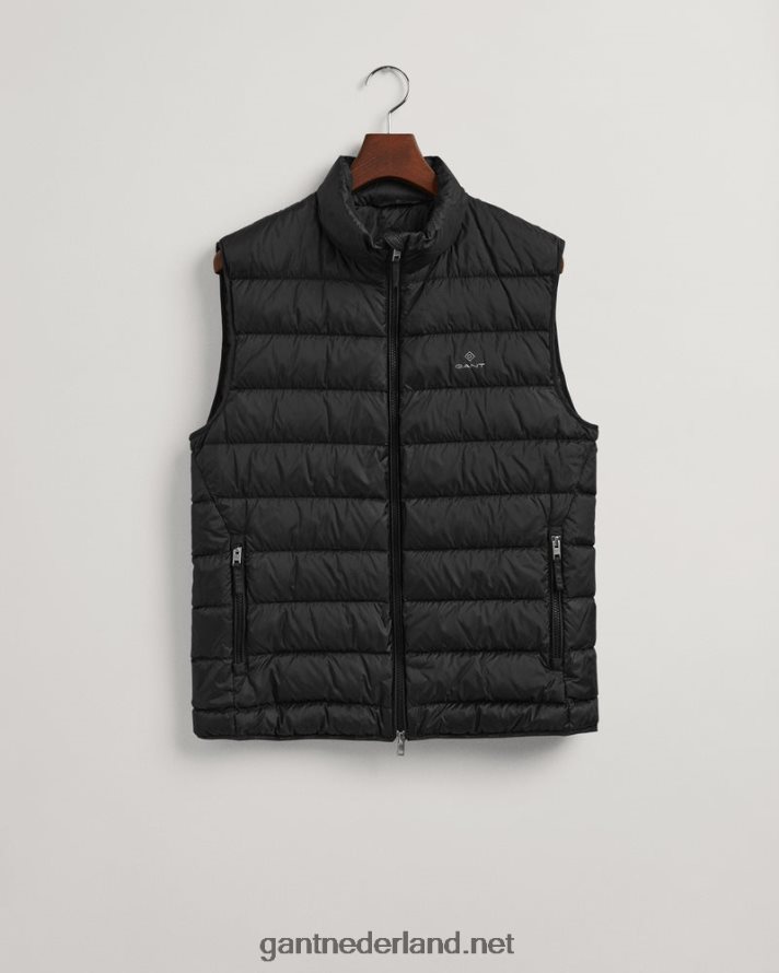 GANT Heren zwart lichte bodywarmer R48460386