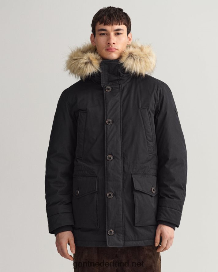 GANT Heren zwart winterse parka R48460368