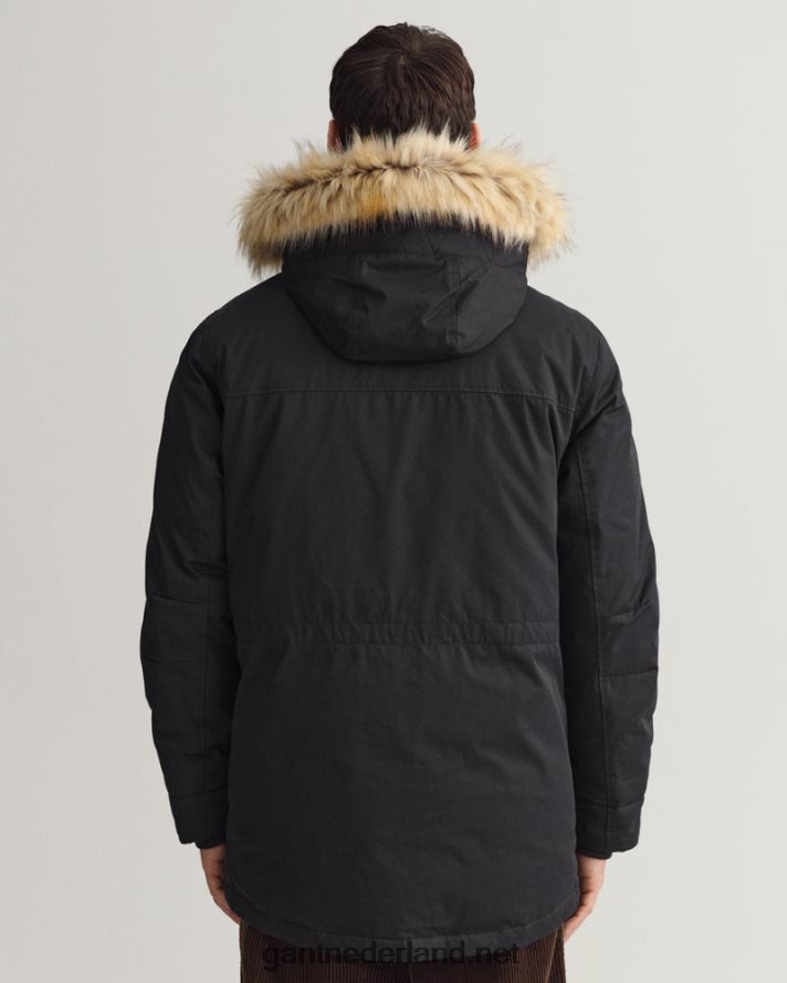 GANT Heren zwart winterse parka R48460368
