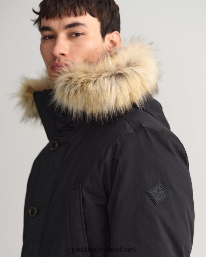 GANT Heren zwart winterse parka R48460368
