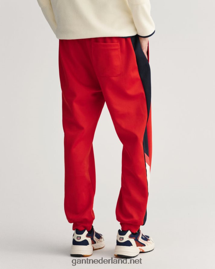 GANT Heren Robijn rood crest shield trainingsbroek R48460295