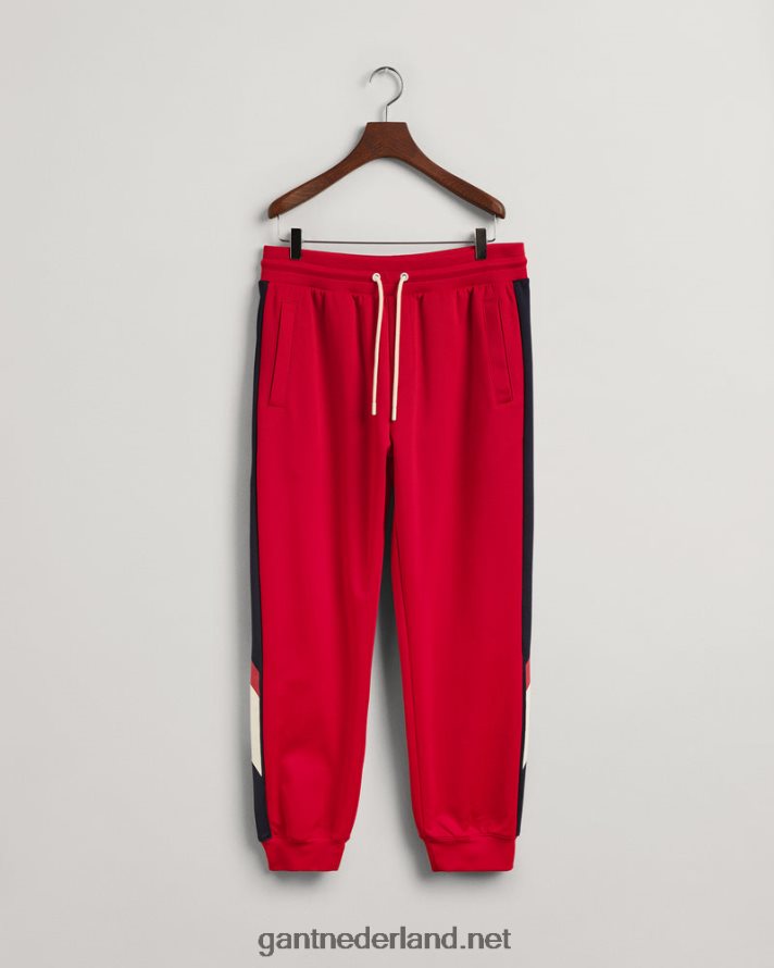 GANT Heren Robijn rood crest shield trainingsbroek R48460295