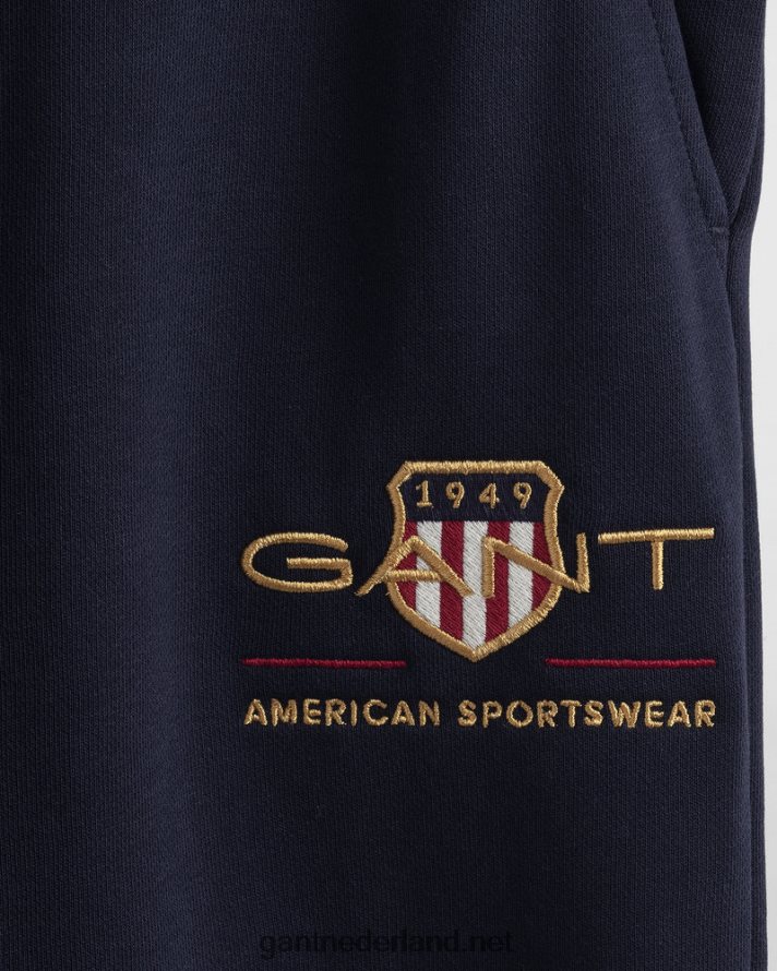 GANT Heren avond blauw archief schild joggingbroek R48460269