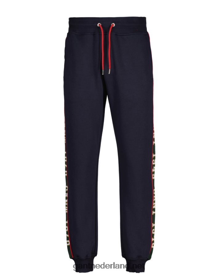 GANT Heren avond blauw contrasterende joggingbroek aan de zijkant R48460268
