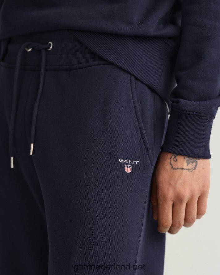 GANT Heren avond blauw originele joggingbroek R48460292