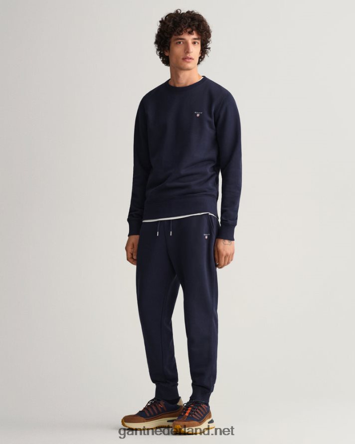 GANT Heren avond blauw originele joggingbroek R48460292
