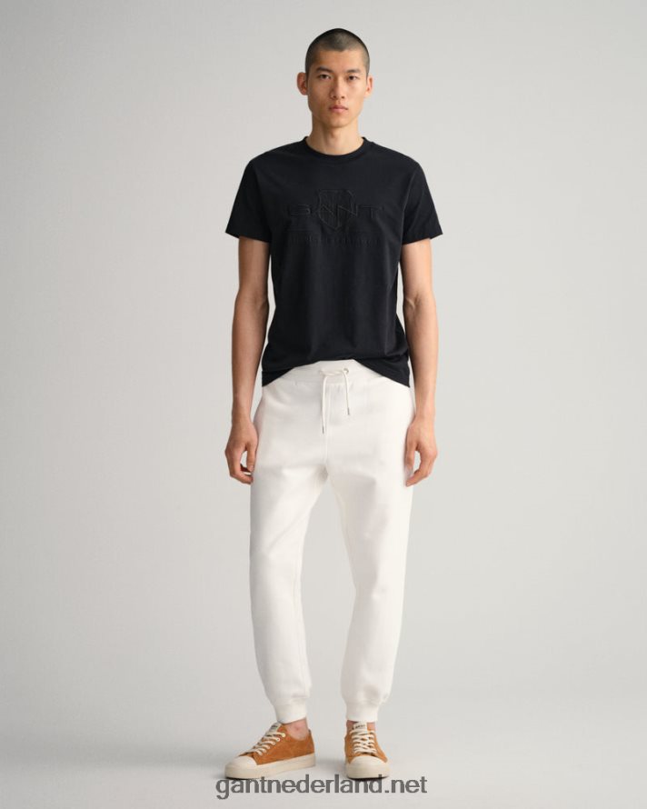 GANT Heren eierschaal ton-sur-ton archive shield joggingbroek R48460255