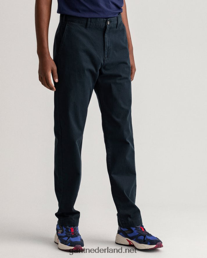 GANT Heren marine allister regular fit comfort super chino R48460410