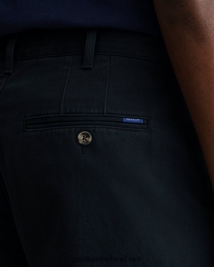 GANT Heren marine allister regular fit comfort super chino R48460410