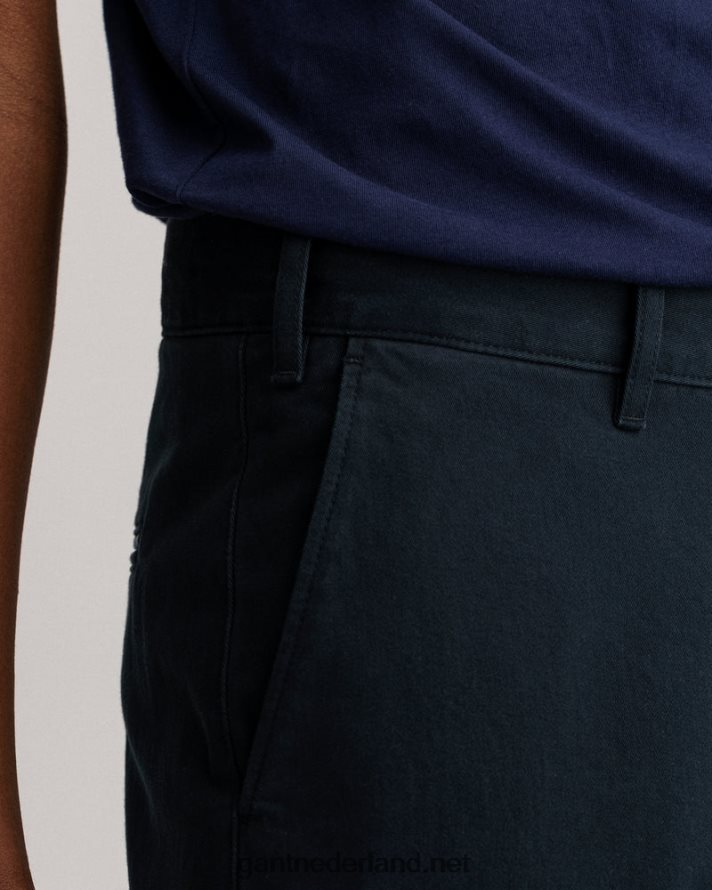 GANT Heren marine allister regular fit comfort super chino R48460410