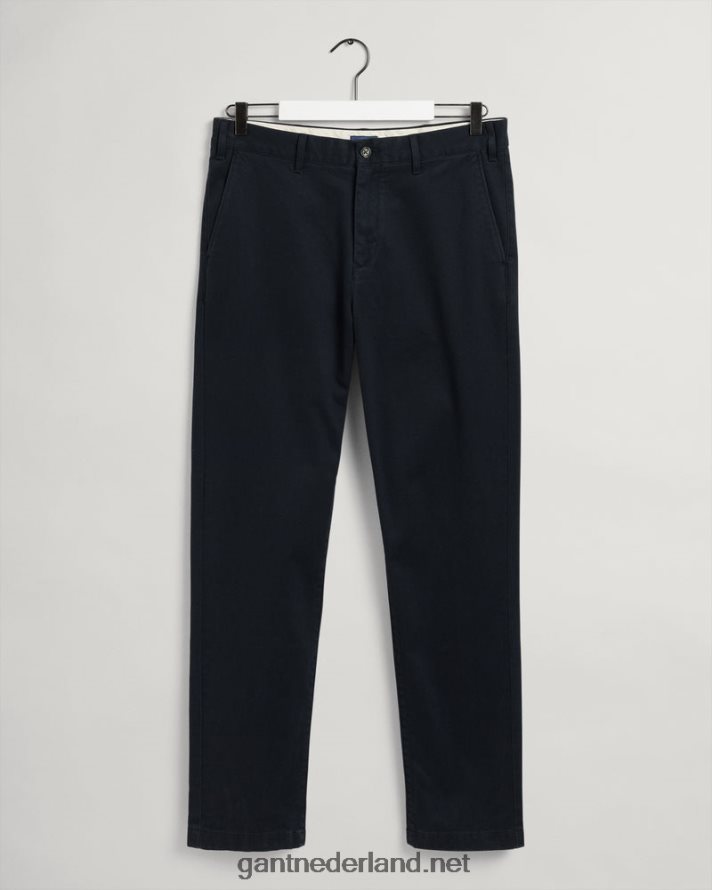 GANT Heren marine allister regular fit comfort super chino R48460410