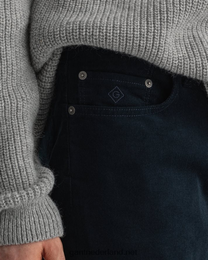 GANT Heren marinier hayes slim fit corduroy jeans R48460418