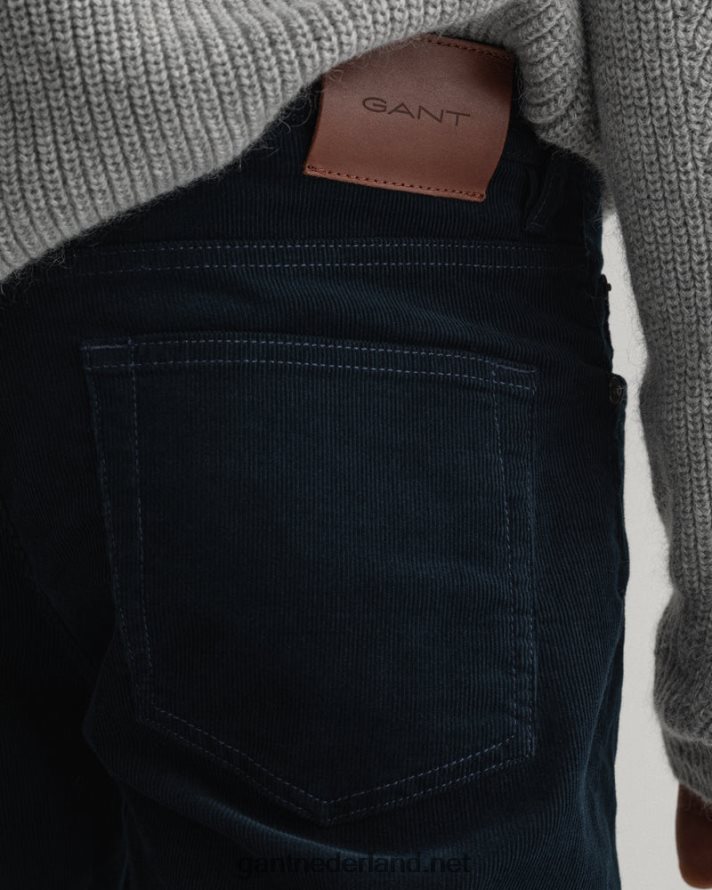 GANT Heren marinier hayes slim fit corduroy jeans R48460418