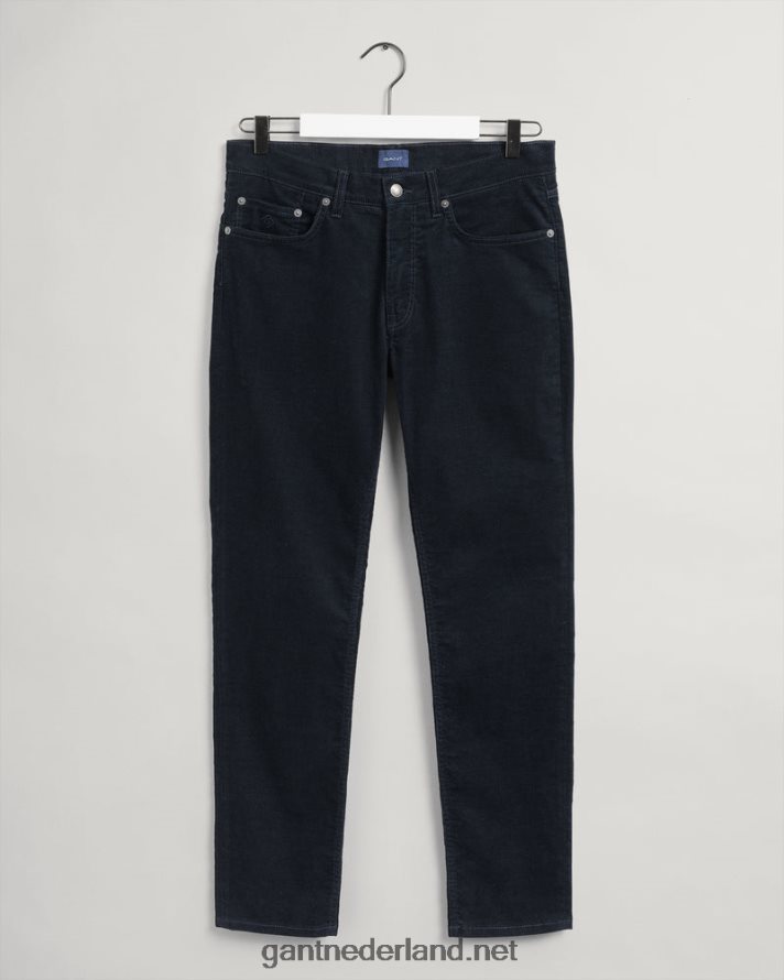 GANT Heren marinier hayes slim fit corduroy jeans R48460418