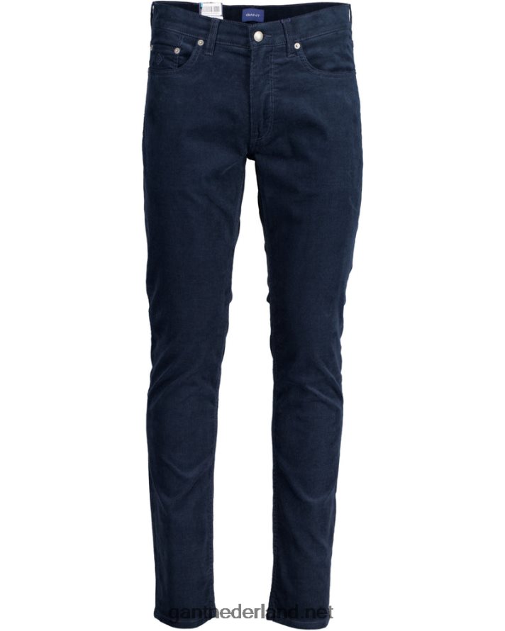 GANT Heren marinier hayes slim fit corduroy jeans R48460418