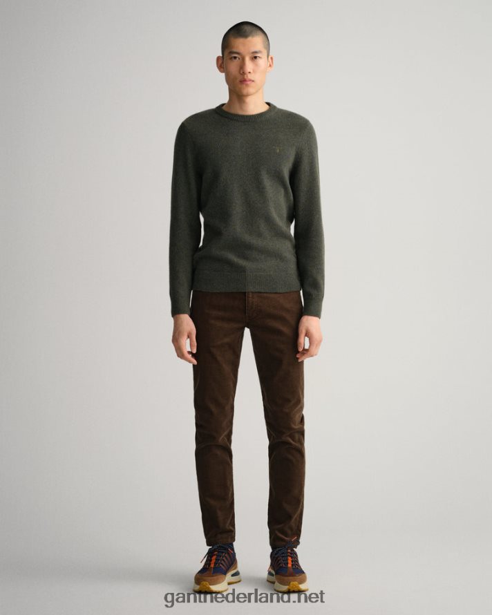 GANT Heren rijk bruin hayes slim fit corduroy jeans R48460420