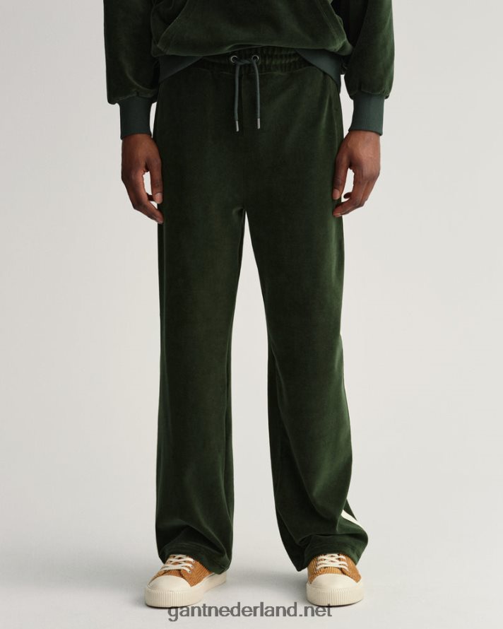 GANT Heren storm groen velours broek R48460242