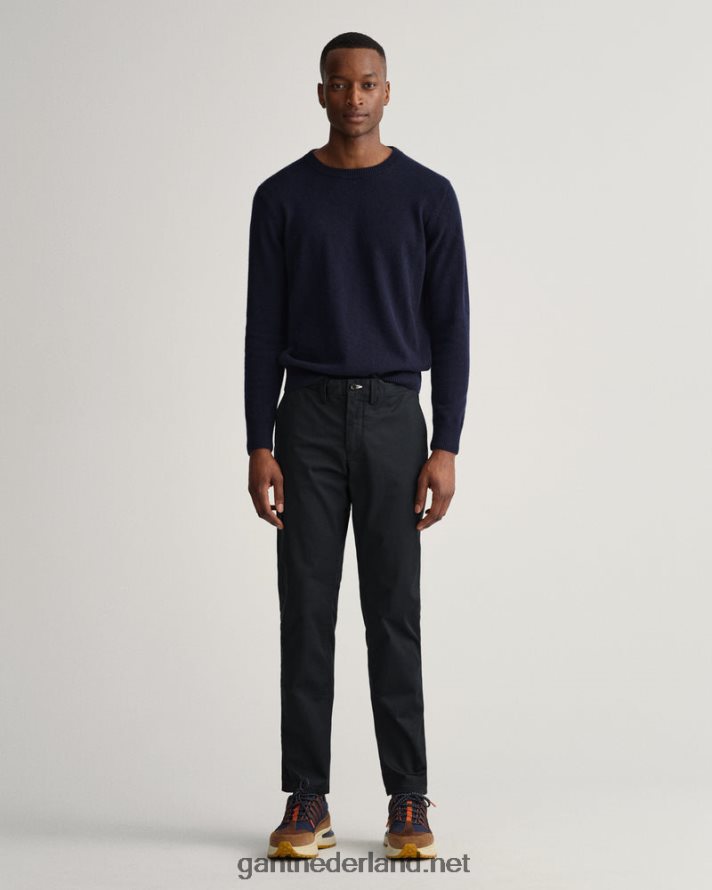 GANT Heren zwart Hallden slim-fit chino van keperstof R48460419