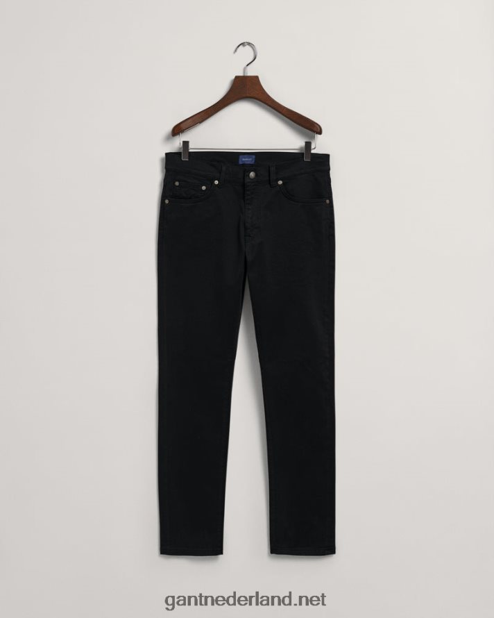 GANT Heren zwart arley woestijnjeans met normale pasvorm R48460423