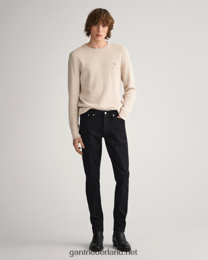 GANT Heren zwart maxen extra slim fit active-recover colour jeans R48460407