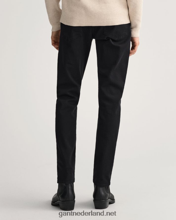 GANT Heren zwart maxen extra slim fit active-recover colour jeans R48460407