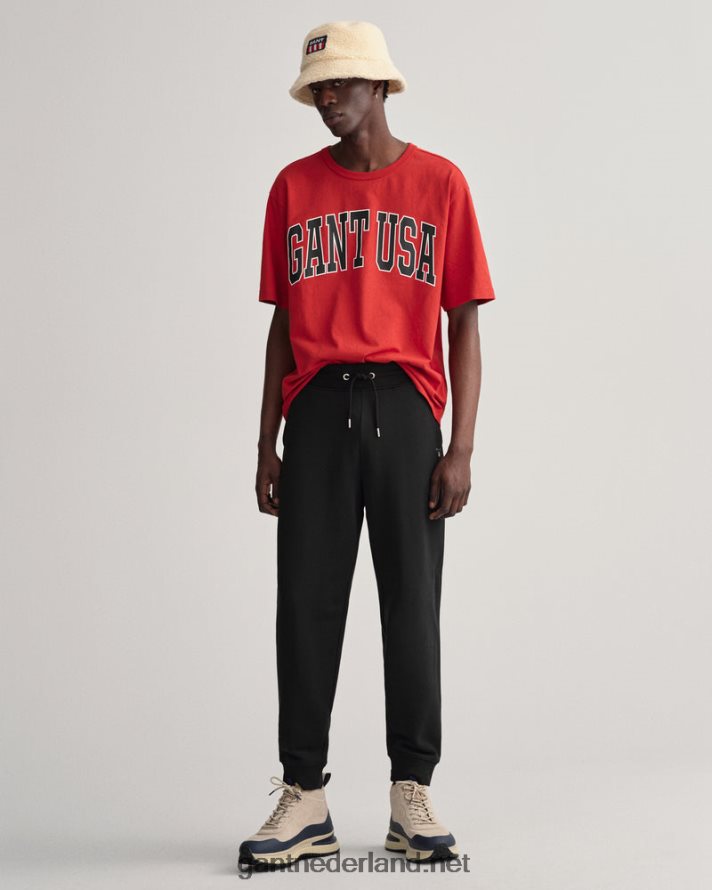 GANT Heren zwart originele joggingbroek R48460287