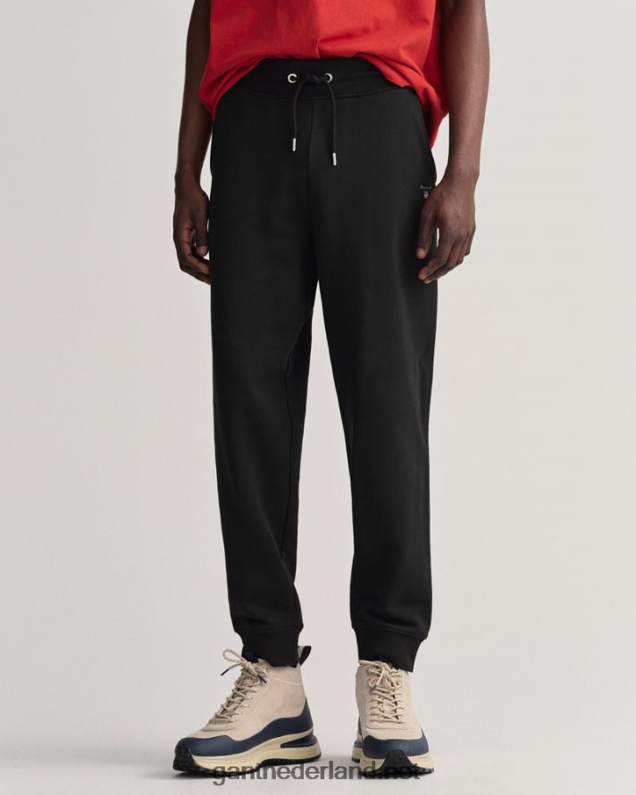 GANT Heren zwart originele joggingbroek R48460287