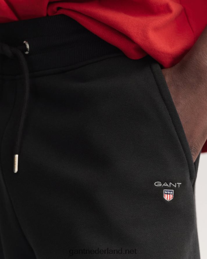 GANT Heren zwart originele joggingbroek R48460287