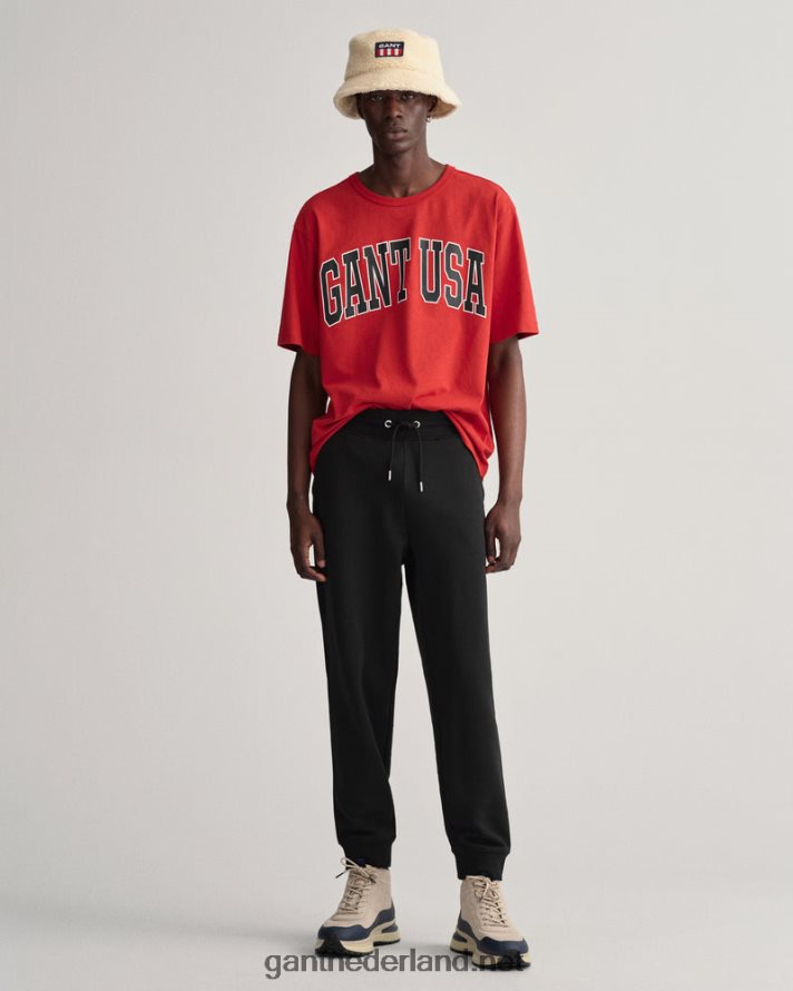 GANT Heren zwart originele joggingbroek R48460287