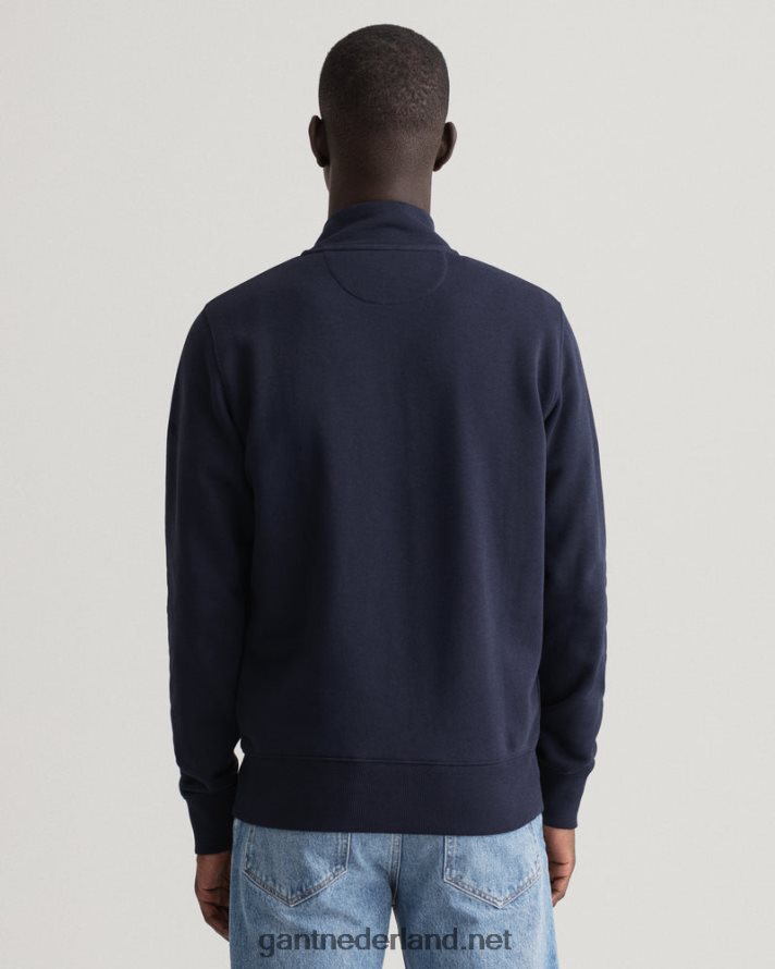 GANT Heren avond blauw origineel vest met volledige ritssluiting R48460278