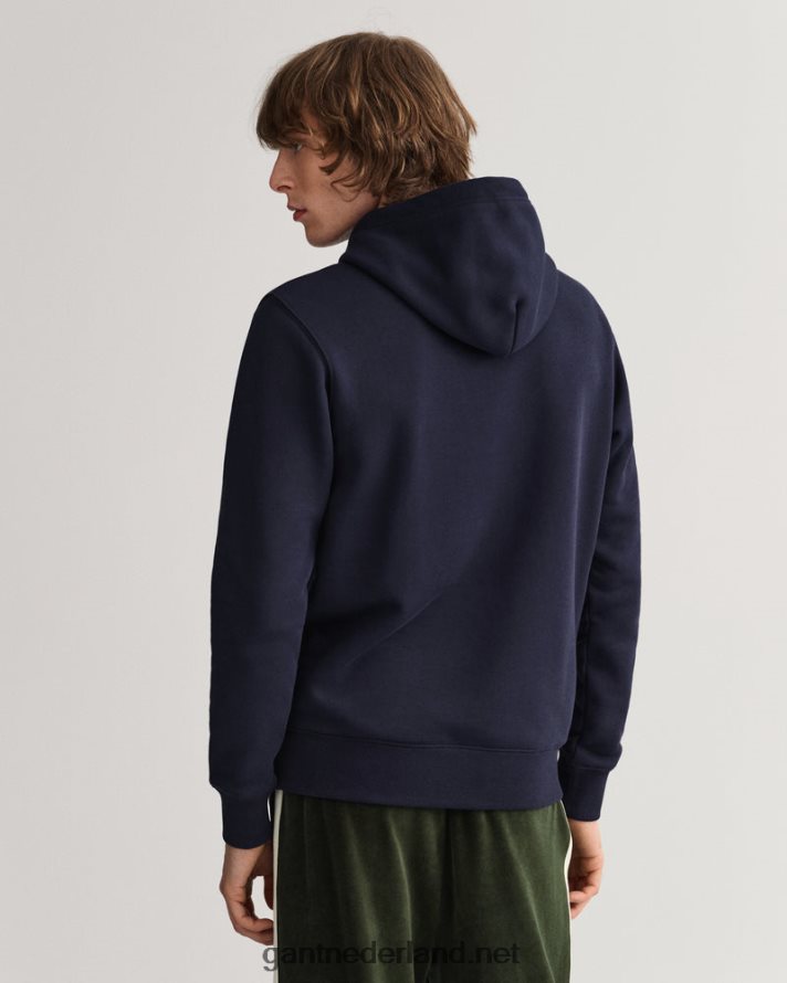 GANT Heren avond blauw originele sweat-hoodie R48460293