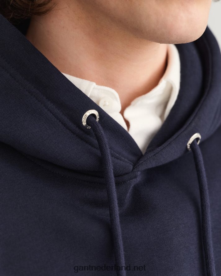 GANT Heren avond blauw originele sweat-hoodie R48460293